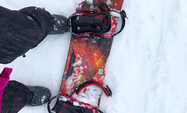 Rochelle snowboarding 