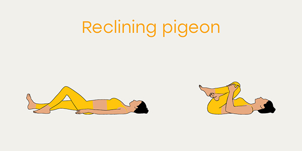 Reclined pigeon